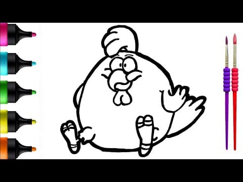 Let's Draw and Paint a Funny Chicken! Fun and Silly Art for Kids and Toddlers