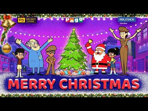 Merry Christmas with Little Singham | #christmas #merrychristmas #cartoon #kidscartoon #shervansh