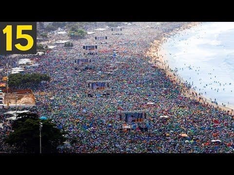 15 largest crowds in human history