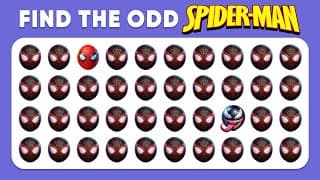 Find the ODD One Out  Spider-Man Edition | Superheroes Emoji Quiz