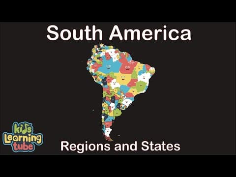 South America Song Geography South American Country Regions and States
