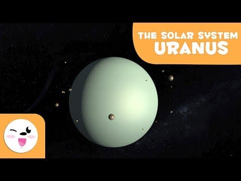 Uranus, the Ice Giant - Solar System 3D animation for kids