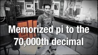 Guinness World Record For Memorizing Pi