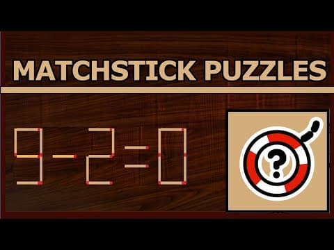 Matchstick Puzzle #50 | Matchstick Logic Puzzles |Matchstick Puzzles with Answers| Matchstick Tricks
