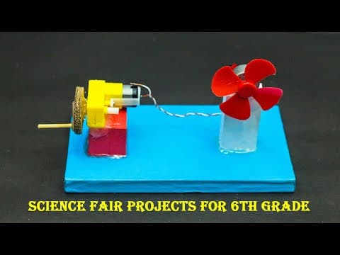Science fair projects | Conversion of Energy