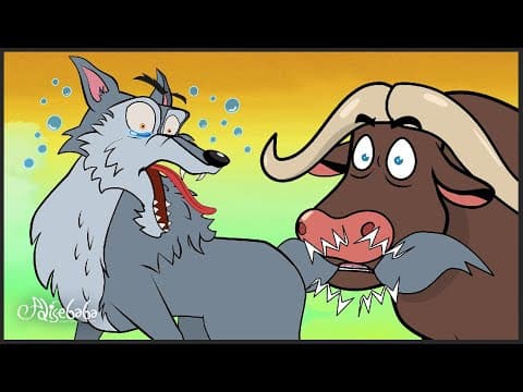 Bad wolf and the intelligent buffalo - bedtime stories for kids in english - fairy tales