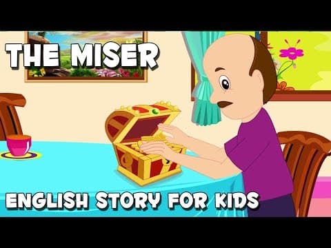English Stories For Kids | The Miser | Animated Stories For Children | By Aanon Animation