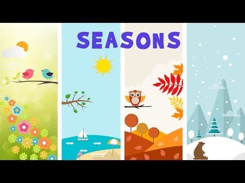 Seasons in Earth - video for kids
