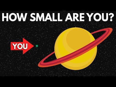 How Small Are You Compared To The Galaxy? - YouTube