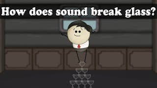 Resonance - How does sound break glass aumsum kids science education children