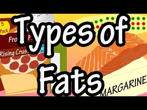 Fats - Types Of Fats - What Is Saturated Fat - What Is Unsaturated Fat - Omega 3's And Omega 6s