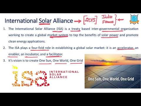 What is International Solar Alliance ? || International Solar Alliance అంటే ఏమిటి?