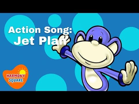 Action Songs for Kids: Jet Plan- The Monkeydoos from Harmony Square Kids Songs