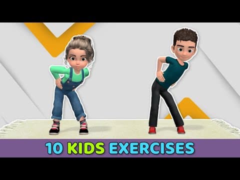 FROM LAZY TO ACTIVE: 10 EASIEST KIDS EXERCISES TO SAVE THE DAY