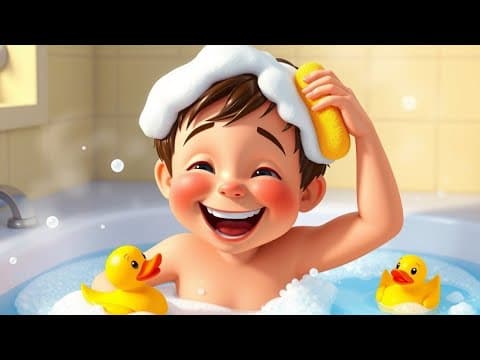 Learn How to Bath song for Kids | Nursery Rhymes | Kids song