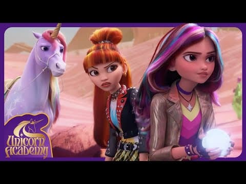 Unicorn Academy 🦄🌈 | The Magic Crown Star Comes Between Val and Sophia | Cartoons for kids