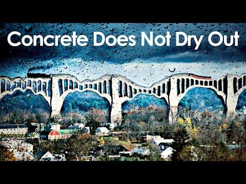 Concrete Does Not Dry Out – Minute Physics
