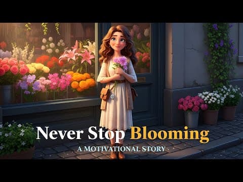 Never Stop Blooming | A Motivational english story .