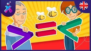 Greater Than, Less Than and Equal | Educational Videos