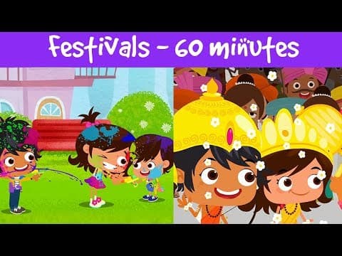 Festivals of indiadifferent types of festivals kids festival compilation video