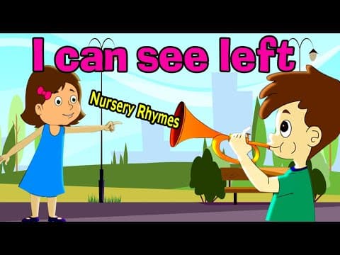 I can see left /English Nursery Rhymes for Kids /Kids song