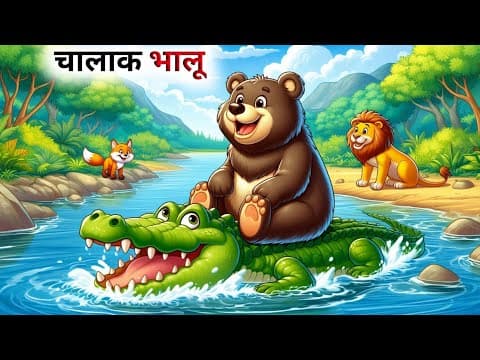 एक चालाक भालू की कहानी // Hindi Cartoon // Panchatantra Ki Kahani