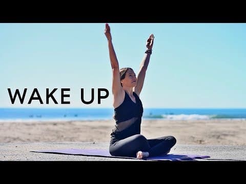 Morning Yoga Stretch (10 min) Wake Up at the Beach!