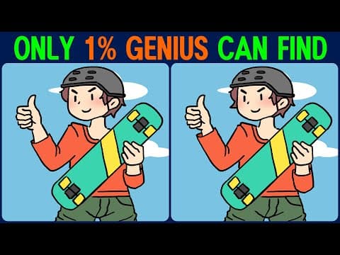 Puzzle / Find the Difference │ Hope you have a great time! For brain health!