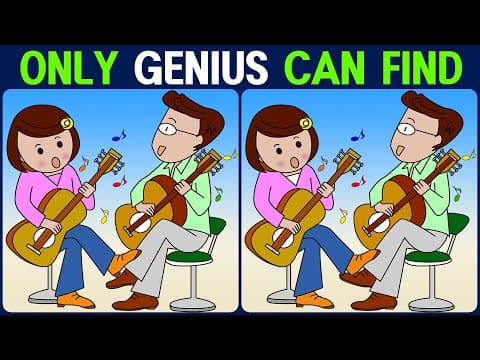 【Find the Difference】 If you've found them all, you're a genius!