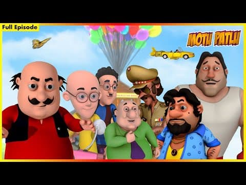 మోటు పాట్లు కి గోల్డెన్ తిత్లీ కో పకడ్నే కి జంగ్ | Motu Patlu | Full Episode 82