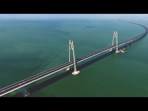 समुद्र पर बना दुनिया का सबसे लंबा पुल| world's longest sea bridge|world's longest sea bridge