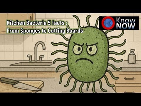 Kitchen Bacteria 5 facts: From Sponges to Cutting Boards