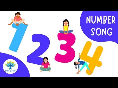 The Numbers Song 1 to 10 for Kids with Yoga Guppy