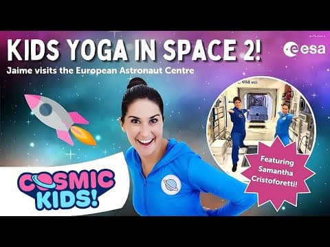 Yoga in Space 2 - Jaime visits the European Astronaut Centre