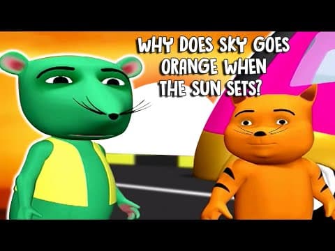 Interesting Scientific Fact | Why Does Sky Goes Orange When The Sun Sets | Beautiful Sunset