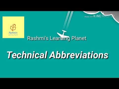 Technical Abbreviations