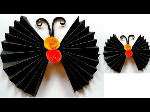 Butterfly with paper