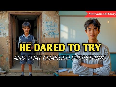 He Dared toTry And That Changed Everything |Motivational story