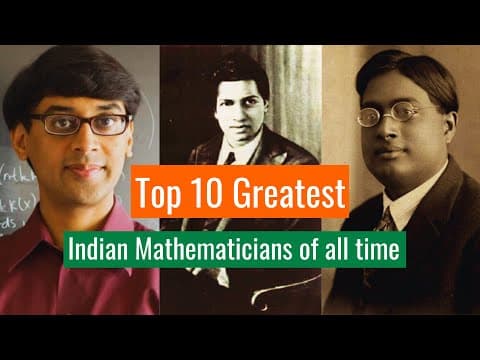 Top 10 Greatest Indian Mathematicians of all time| Ramanujan| Aryabhata| Brahmagupta| Bhaskara