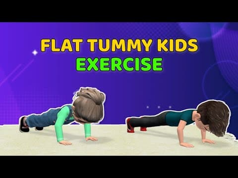 14-DAY FLAT TUMMY CHALLENGE: CORE EXERCISES FOR KIDS