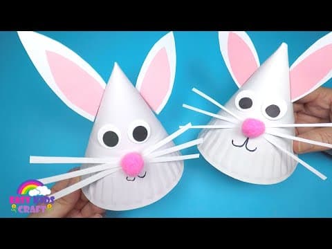 Easter Crafts | Paper Plate Bunny