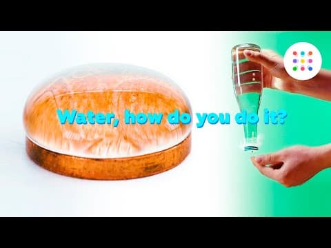 Surface tension an incredible property of water