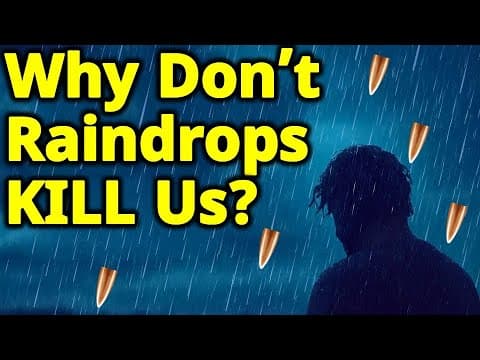 Why Raindrops Do Not Kill Us? The Science Behind Terminal Velocity