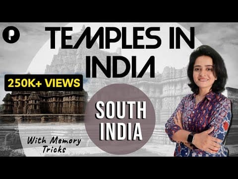 Temples in India - South India - Art & Culture - with Memory Tricks by Ma'am Richa- Lecture 4