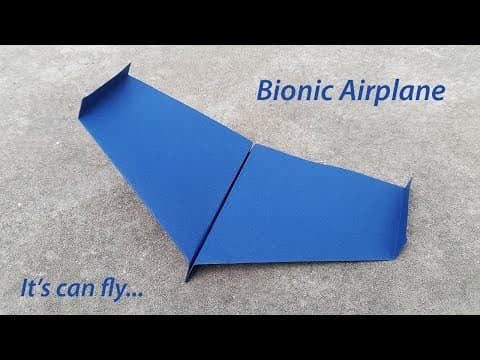 Making Paper Aircraft | Paper Airplane | Bionic Paper Planes
