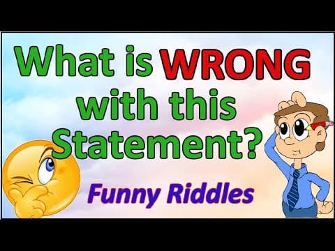 Tricky Riddles with Funny Answers - Can you solve
