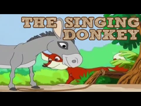 Short Stories for Children | The Singing Donkey | Animated Moral Stories in English