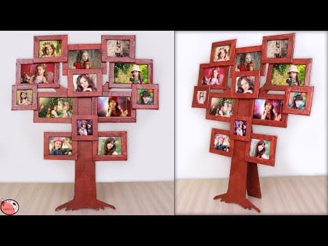 Best out of waste idea - how to make photo frame at home
