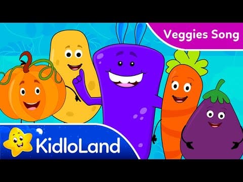 Eat Your Veggies - Veggies Song - Healthy Habits Song for Kids - Chomping Monsters Songs for Kids