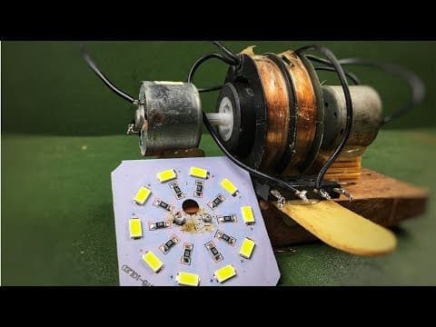 Science project experiment electricity free energy geabout Science project experiment electricity free energy generator using dc motor with fan magnet .